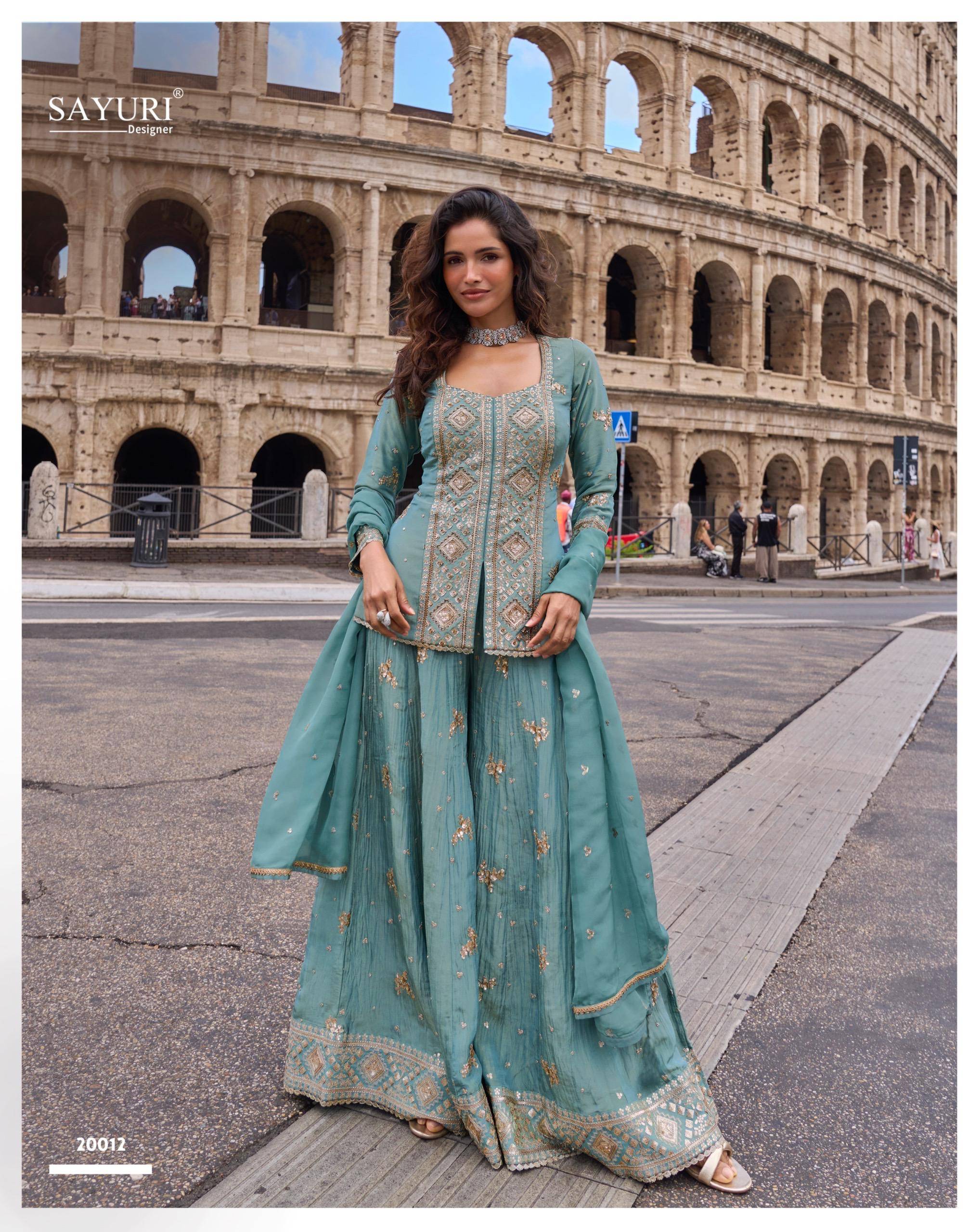  MEHAR BY SAYURI DESIGNER 20010 To 20012 Series Beautiful Festive Suits Colorful Stylish Fancy Ethnic Wear Silk Dresses At Wholesale Price